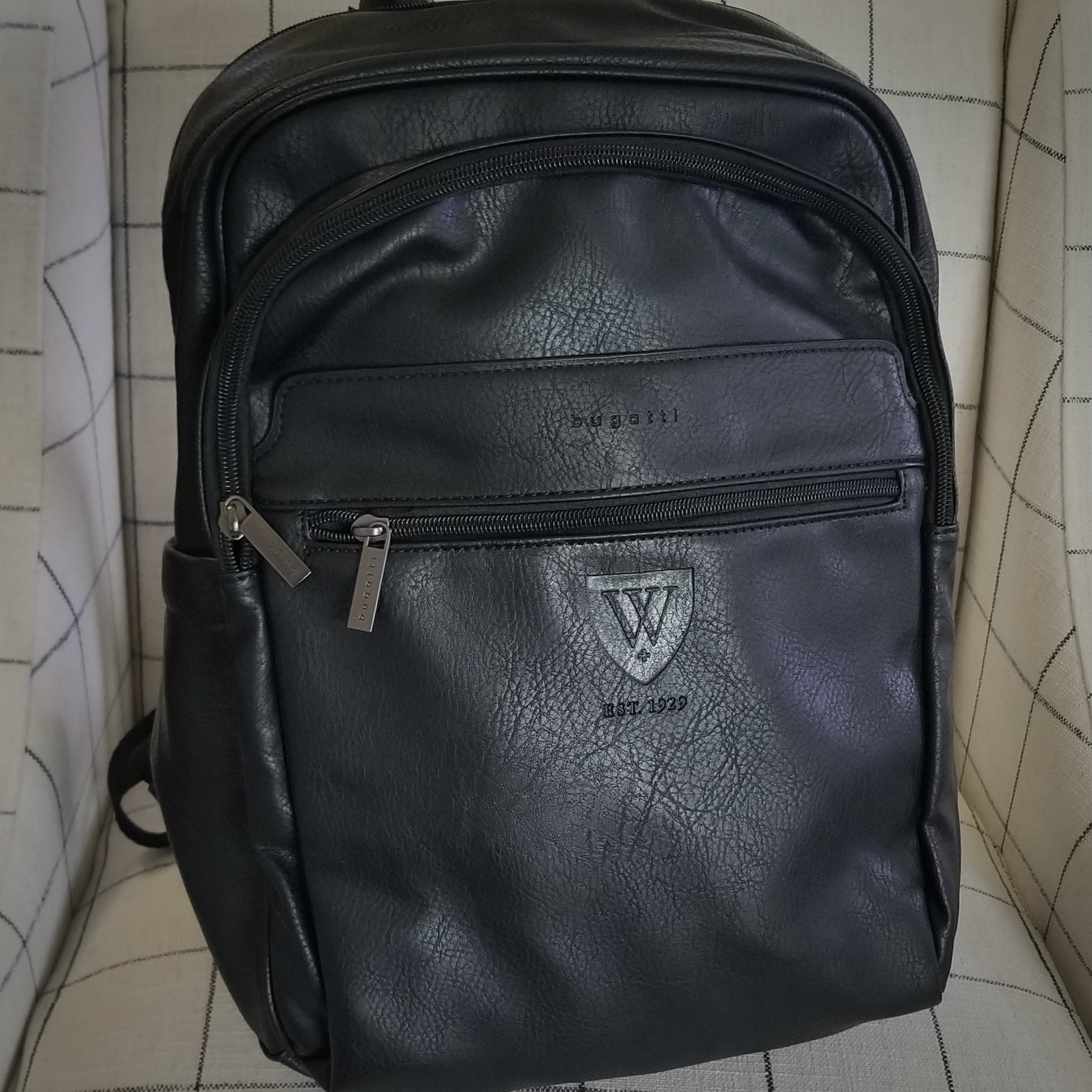 bugatti dusk leather backpack Branded Bugatti Backpack
