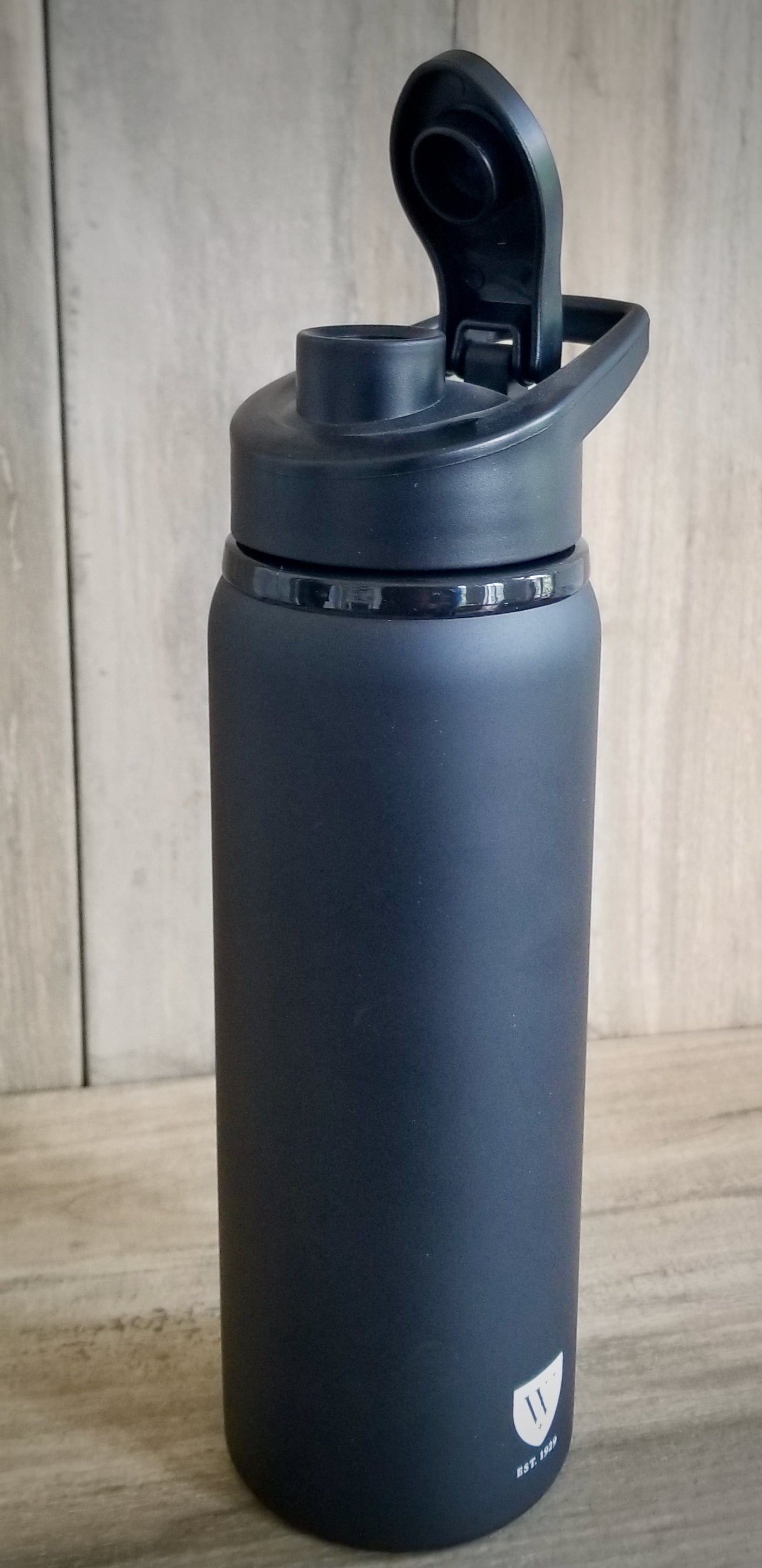 Water Bottle | Sports Steel | Black