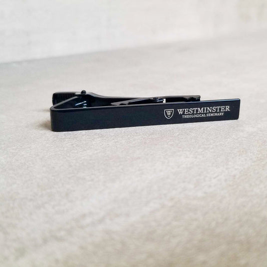 Tie Clip | Engraved | Black