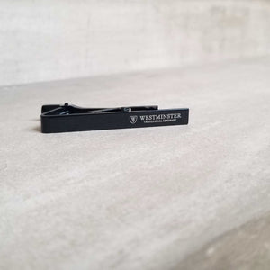 Tie Clip | Engraved | Black