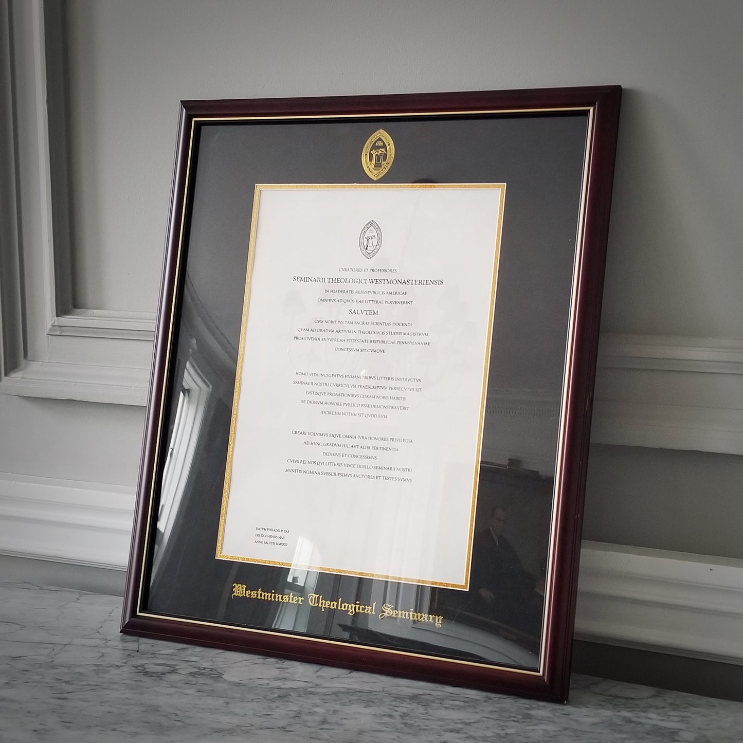 Diploma Frame | Cherry Gold | Fine Goods