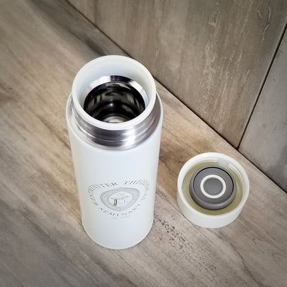 Water Bottle | Vacuum Steel | White
