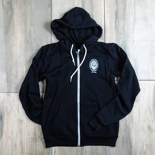 Hoodie | Youth Zip | Black