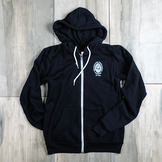 Hoodie | Zip | Black