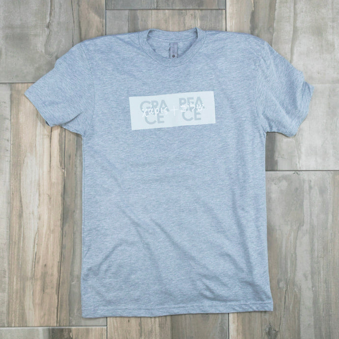 T-Shirt | Grace + Peace | Gray