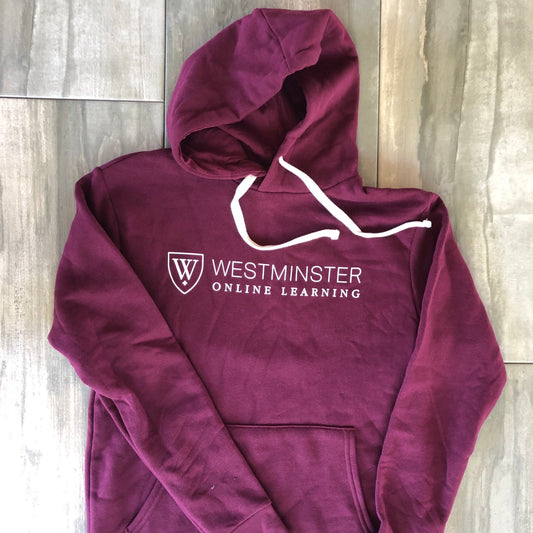 Hoodie | Online Learning | Burgundy